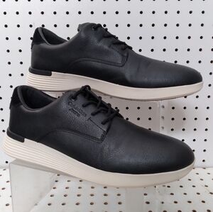 Calvin Klein Men's Black Shoes Sneakers Comfort Footbed Lace-up Zs 9.5 US
